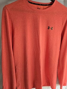 Under Armour Long Sleeve Performance Tee - Coral